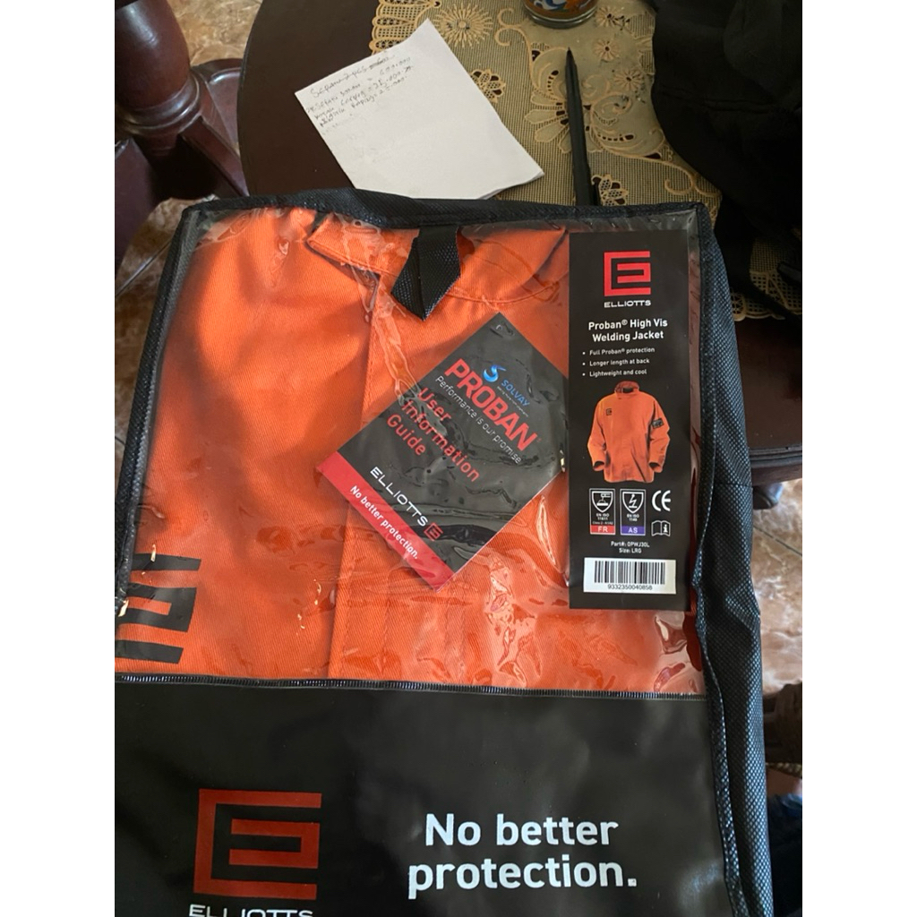 welding jacket wakatac / elliot size XL orange