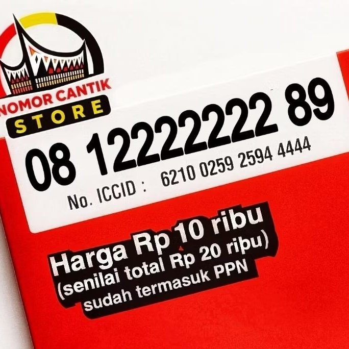 Nomor Cantik Simpati Sapta Nomor Cantik Telkomsel Sapta 2 89 TRIPLE ANGKA BESAR HOKI BUKAN KWARTED P