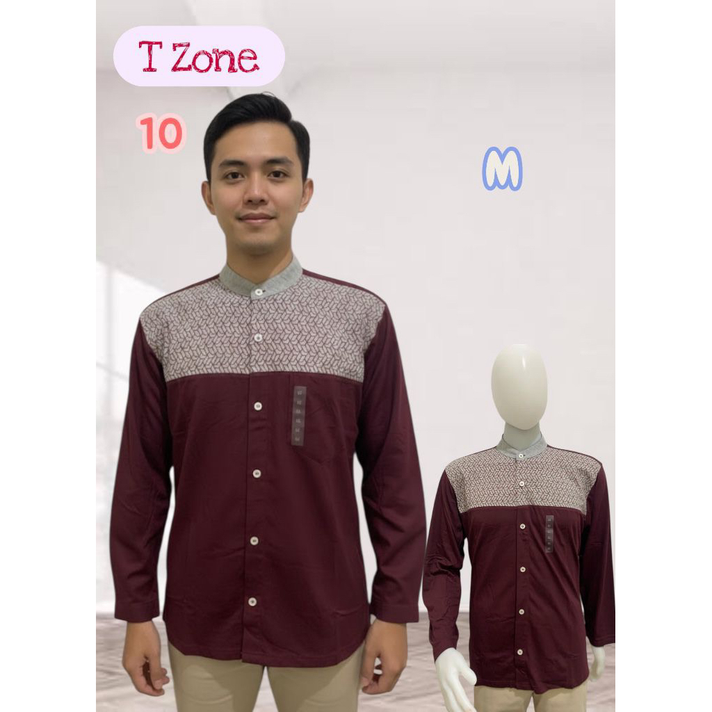 koko dewasa||koko kaos||koko lengan panjang||koko TZONE