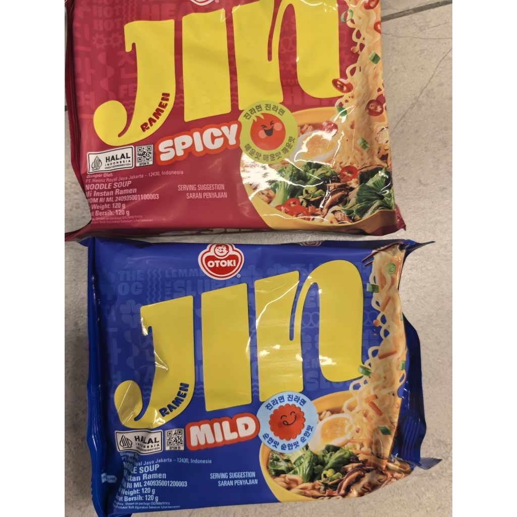 OTOKI JIN RAMEN MILD. OTOKI JIN RAMEN SPICY. JIN RAMEN. RAMEN VIRAL