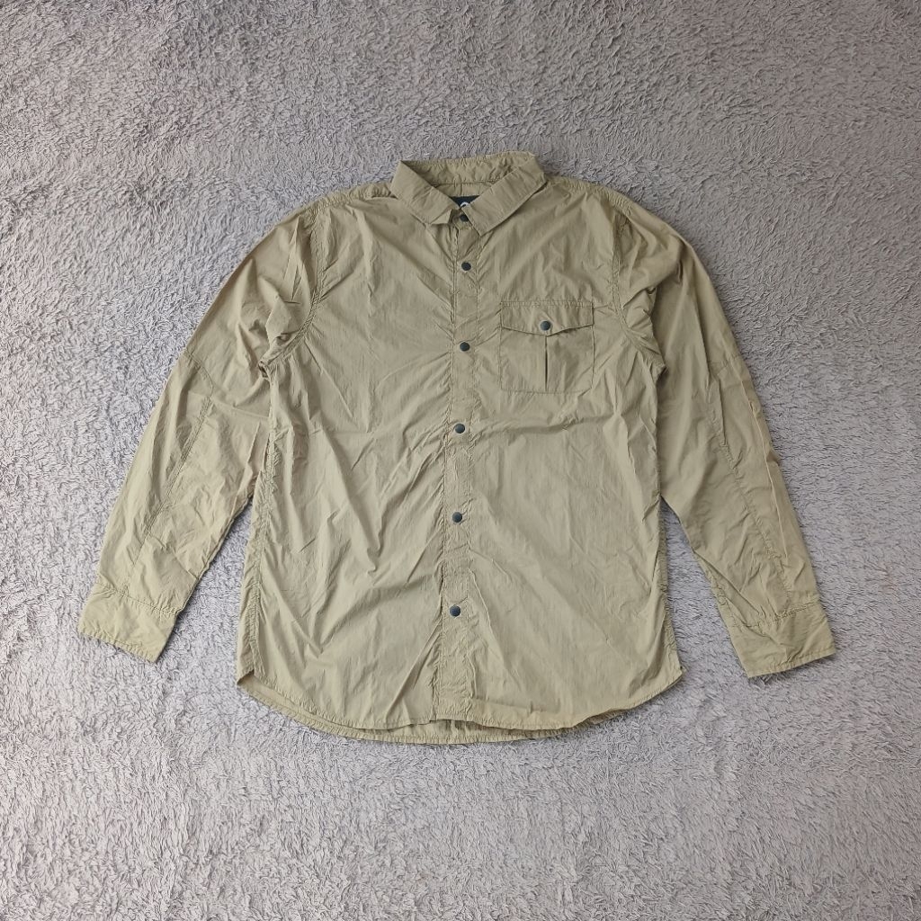 Kemeja Nylon Lengan Panjang GU Denim Studio