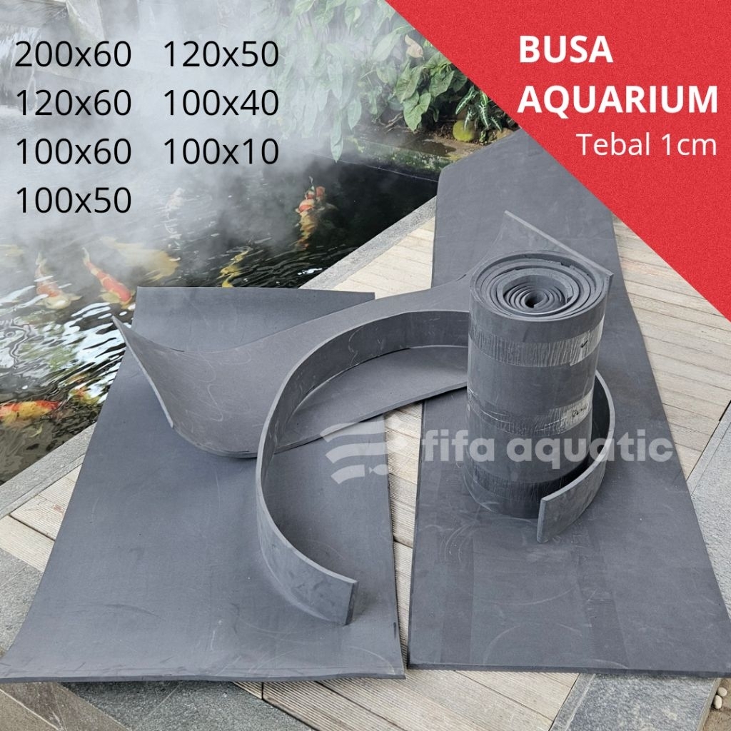 Alas aquarium spons tebal super awet