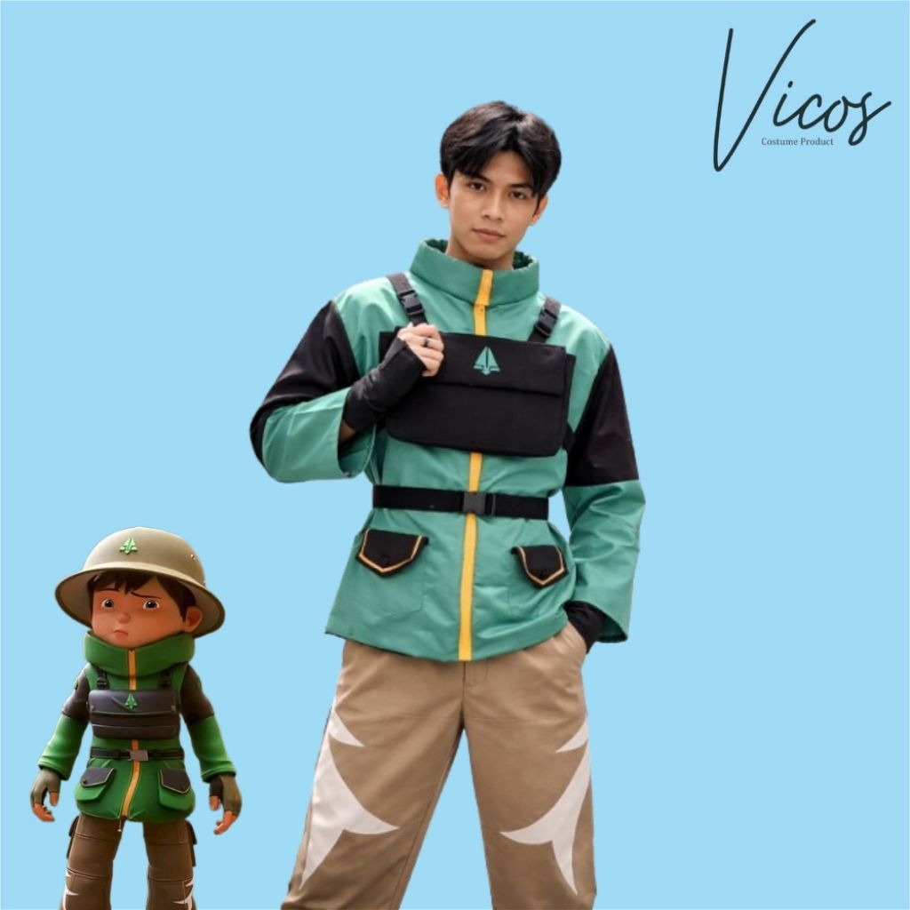 Kostum Cosplay Boboiboy Duri (Safari Version)