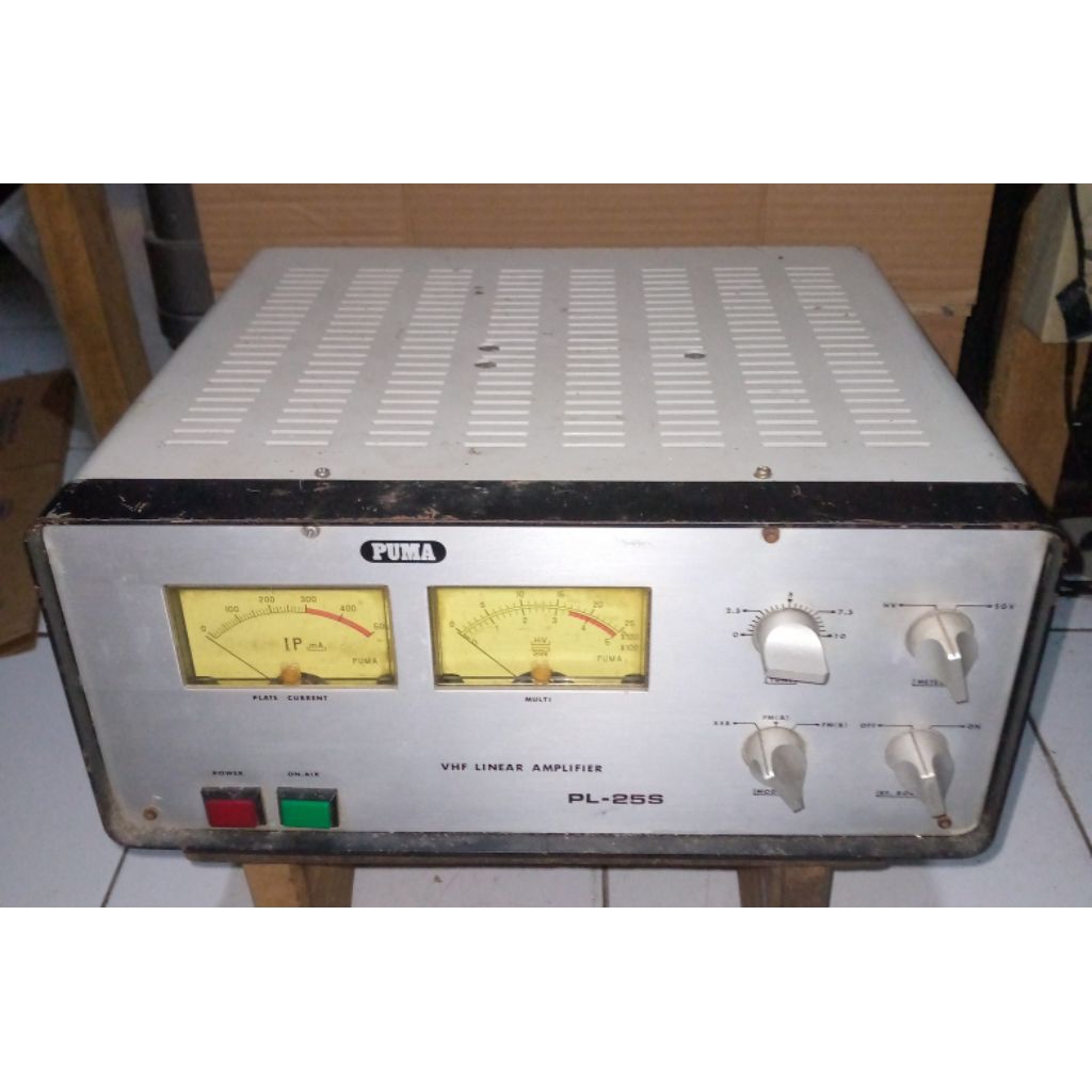 READY BOOSTER TUBE BUILD UP MERK PUMA PL-25S VHF LINEAR AMPLIFIER- BOSTER VHF - PUMA PL-25S- BOSTER 