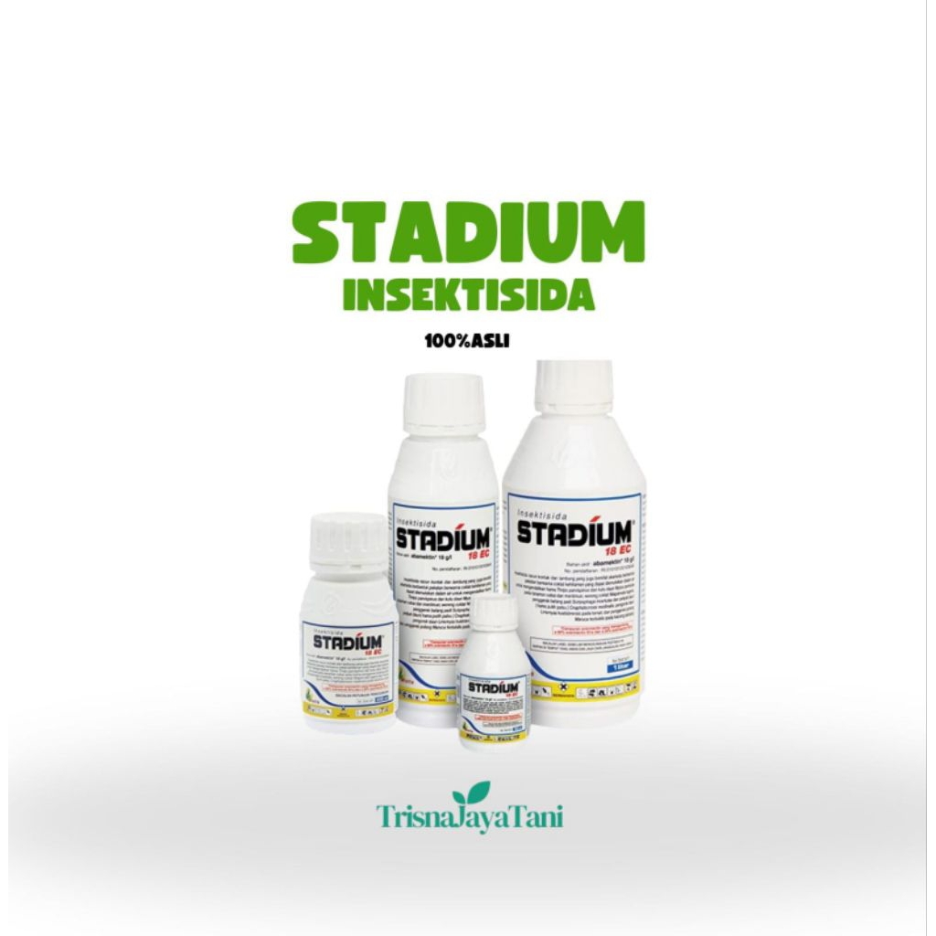 Insektisida STADIUM 18 EC 1 Liter - Abamektin 18g/l, Kontak-Lambung Sistemik, Pengendalian Hama Luas