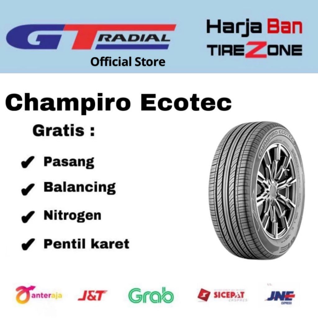 Ban Mobil Gt Radial 205/60 R16 Champiro Ecotec