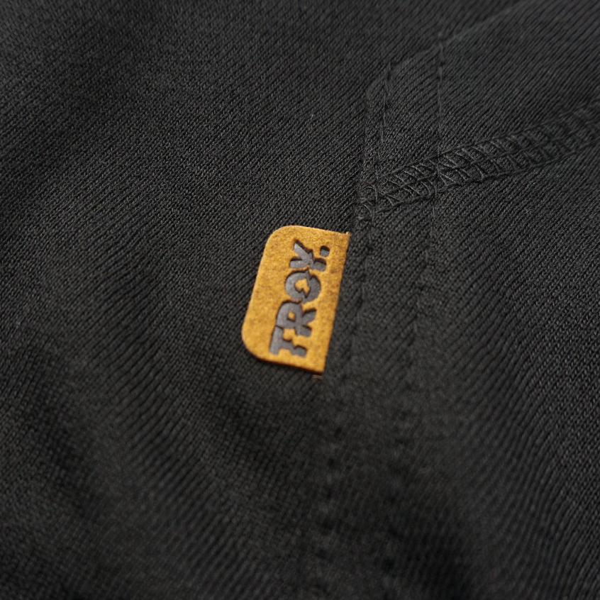 Troy Company Hoodie Black Doodle - Hoodie Pria Hitam KHD 2180
