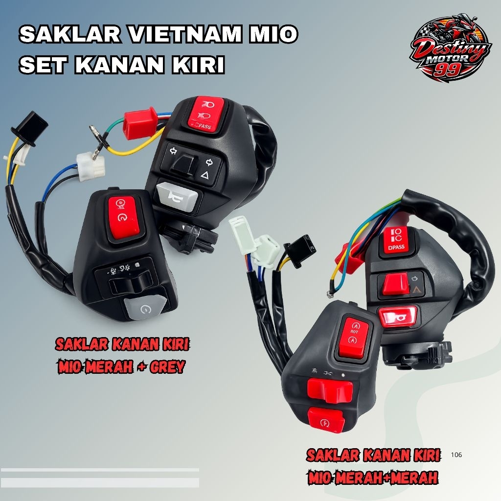 Saklar Kanan Kiri Mio Set Vietnam Mio Gt Mio J Mio Soul Mio M3 Mio Smile Variasi Saklar Mio model Vi