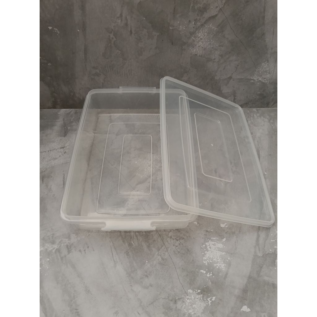 Tempat Donat Plastik / Box Plastik/ Tempat Plastik 2750 ML