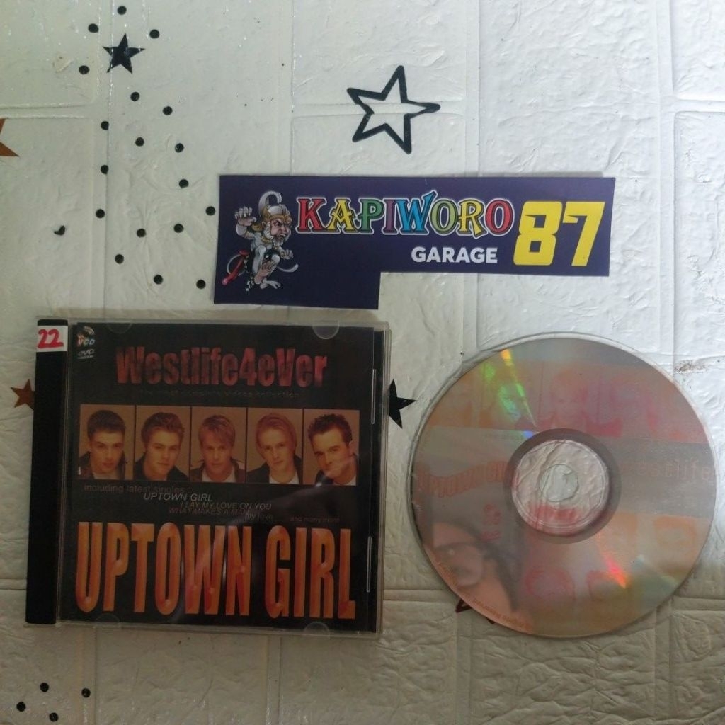 KASET VCD,,,, WESTLIFE UPTOWN GIRL