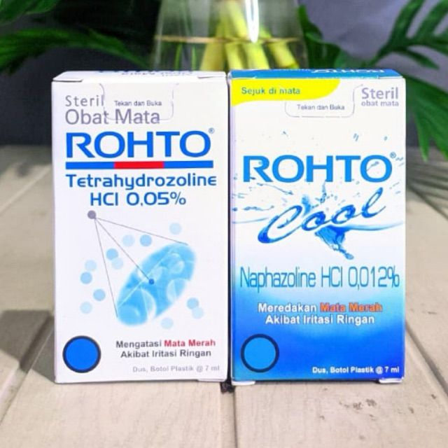 ROHTO Tetes Mata Isi 7 ML - Cairan Tetes Mata Rohto