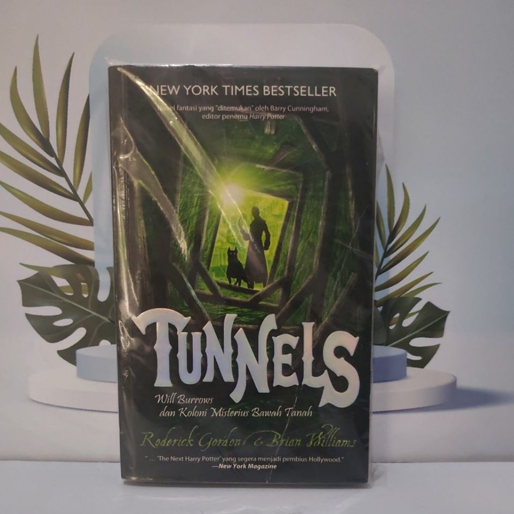 Novel Karya Roderick Gordon & Brian Hilliams Berjudul Tunnels Bahasa Indonesia Softcover Kondisi Ter