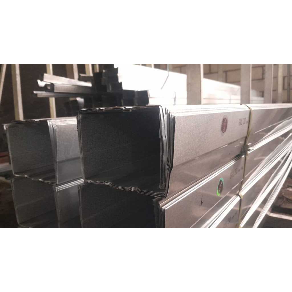 Talang Kotak Galvalum | Talang Air Kotak Ukuran 0,30 x 4M - Anti karat