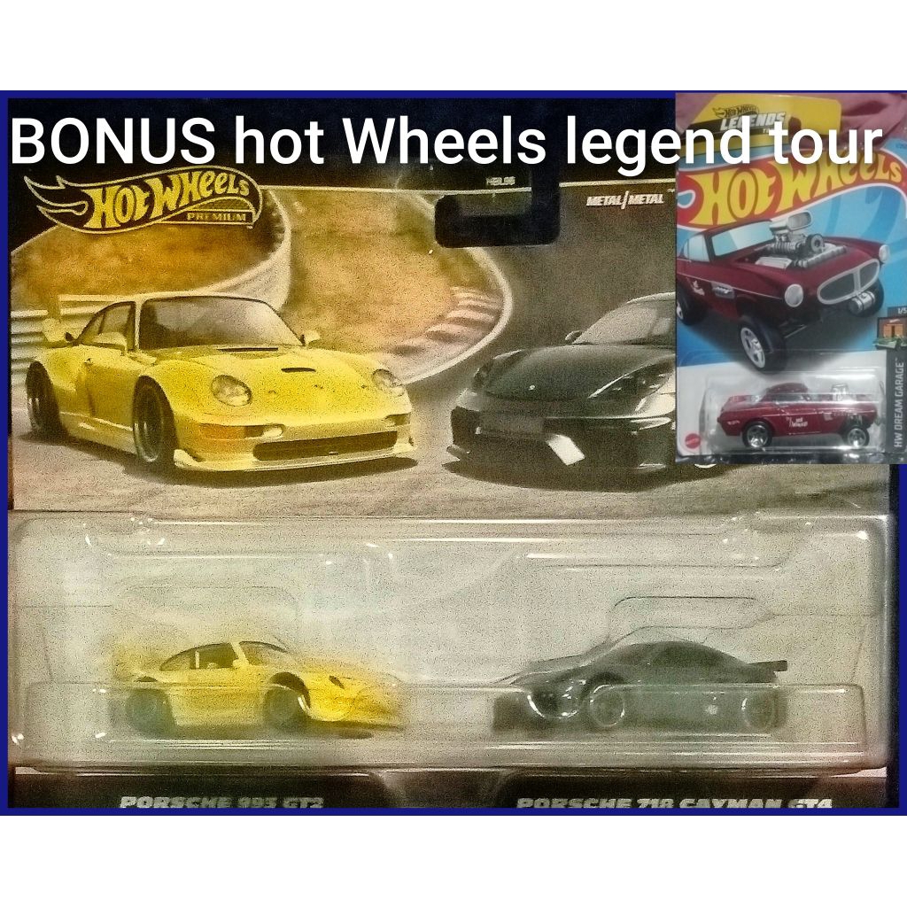Hot Wheels Porsche RWB twin pack BONUS hot Wheels legend tour