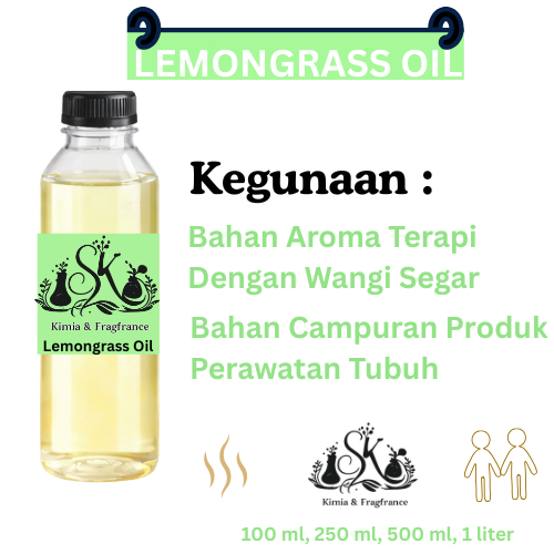 Lemongrass Oil / Minyak Sereh Dapur / Essential Oil Lemongrass