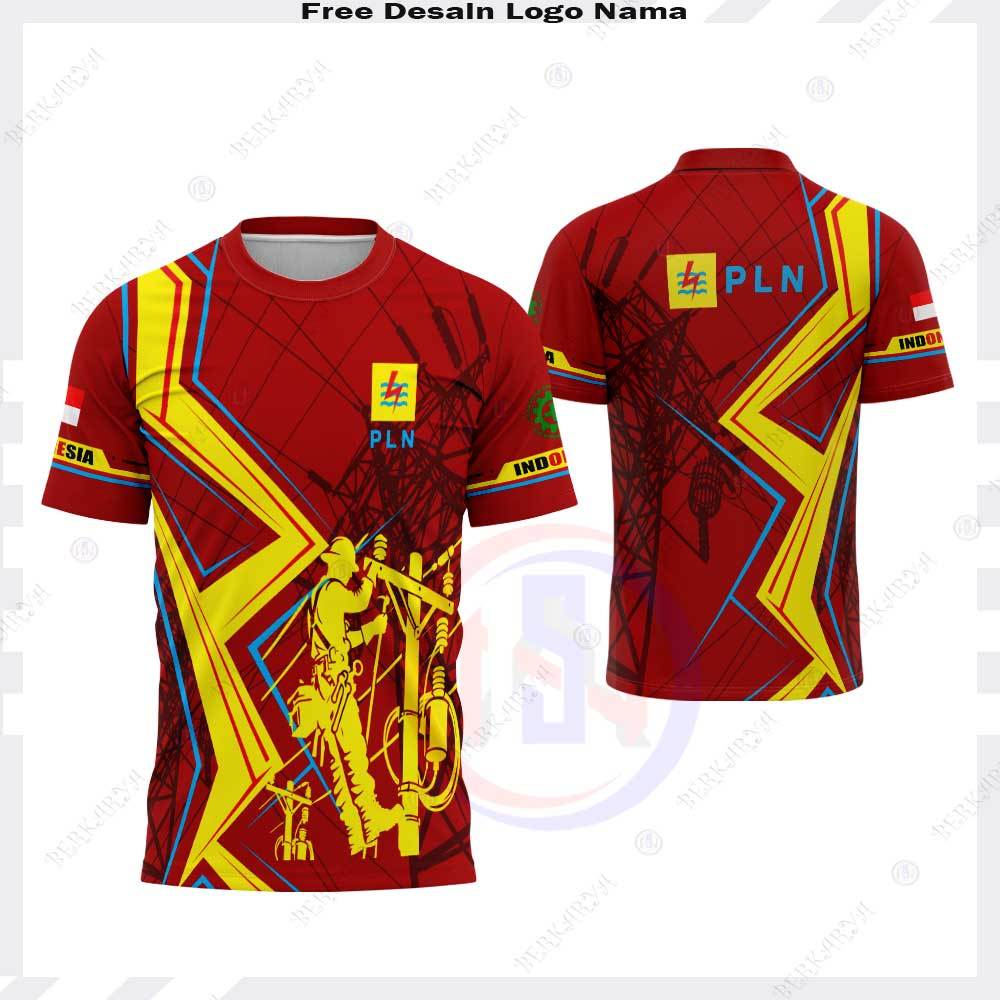 BAJU PLN / KAOS JERSEY PLN / SERAGAM PLN / BAJU LAPANGAN PLN / KAOS PLN FULLPRINTING