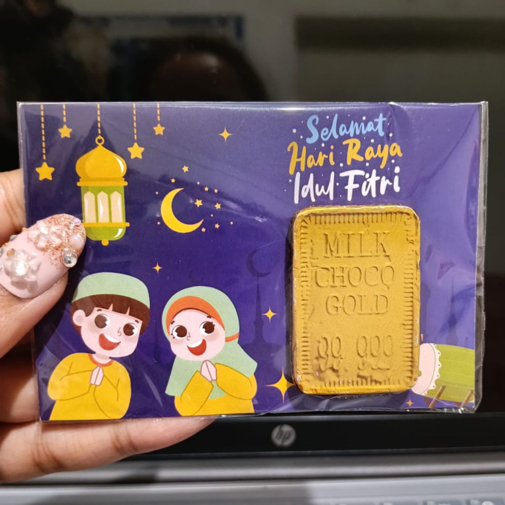 HAMPERS IDUL FITRI/HAMPERS LEBARAN/WISUDA MINI GIFT COKLAT GOLD BATANGAN