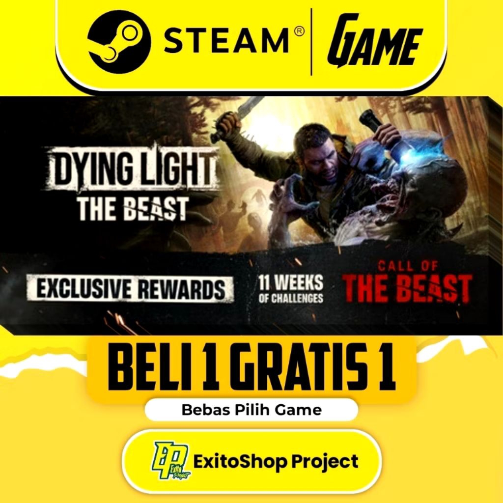 DYING LIGHT: THE BEAST GAME ORIGINAL STEAM PC/LAPTOP