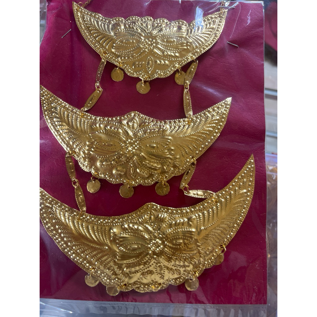 kalung susun 3 laki laki / kalung adat