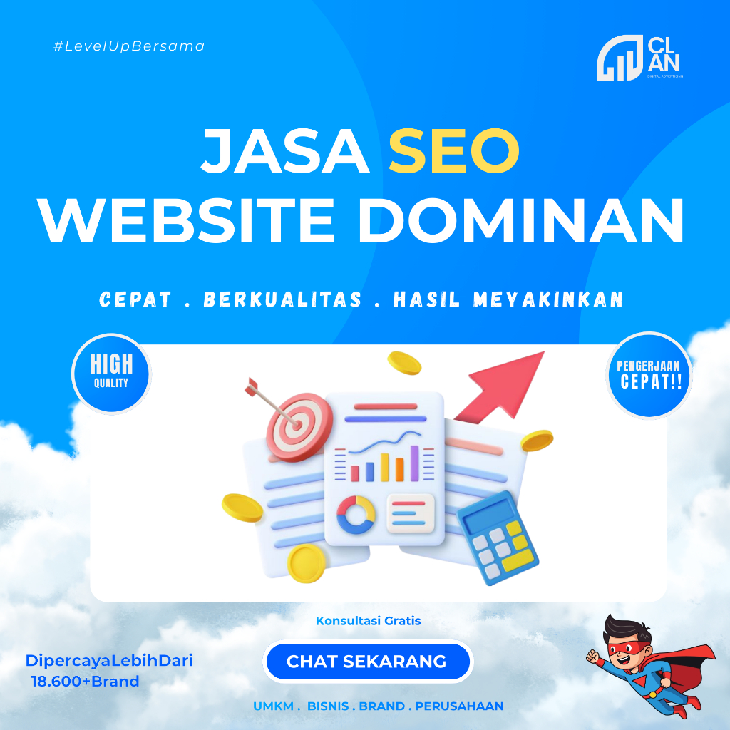 SEO Dominant 6 Bulan – 50 Keyword + Technical SEO & 8 Artikel/Bulan