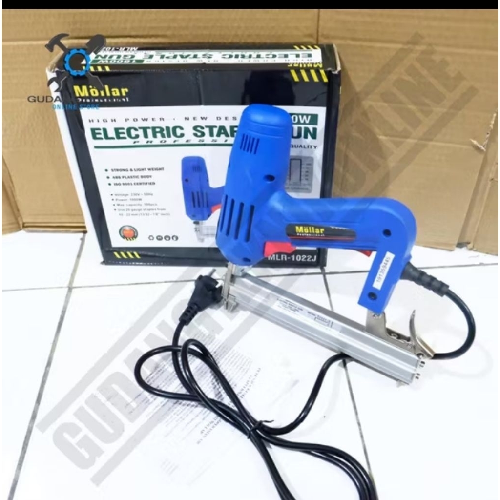 mollar staples tembak listrik