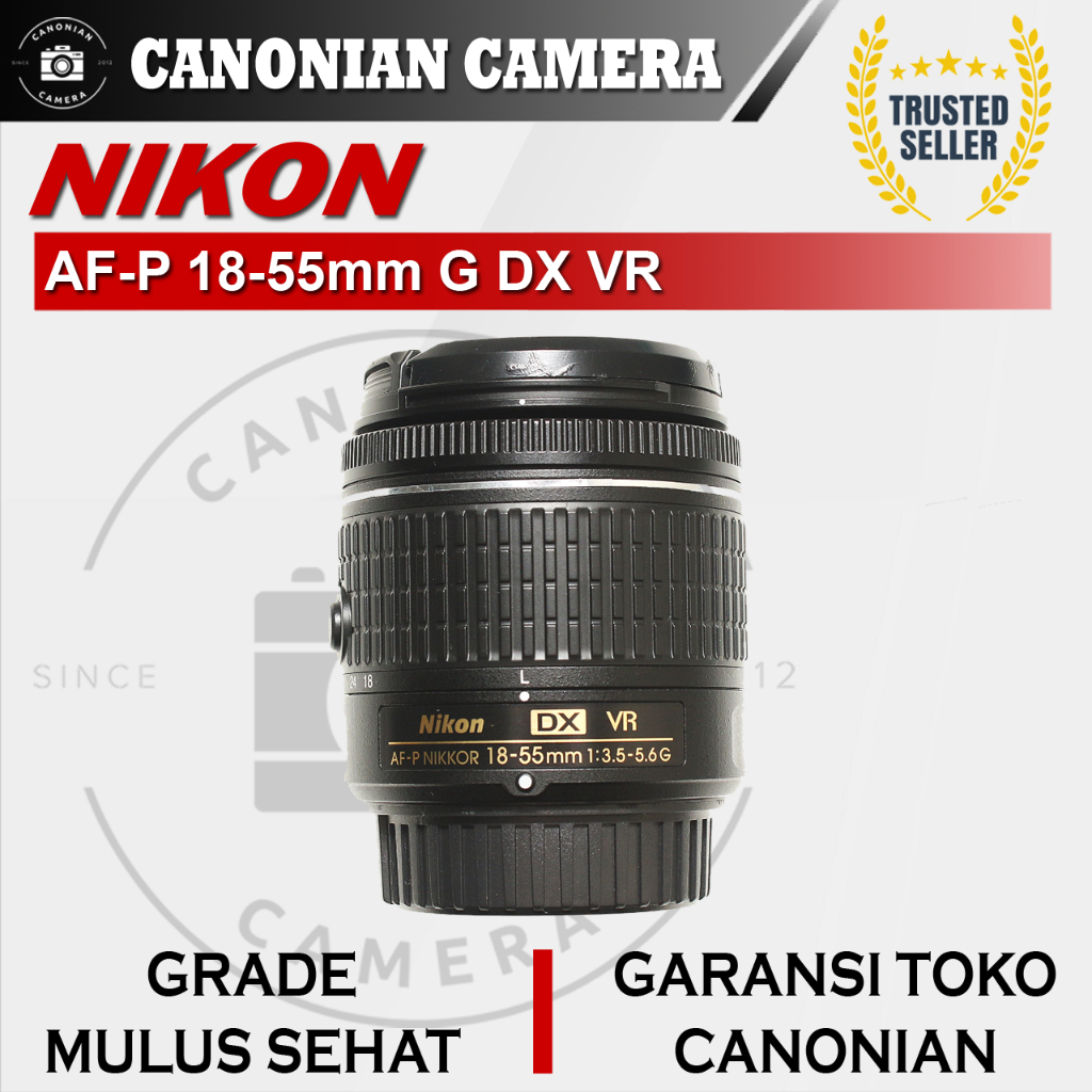 Lensa Nikon AF-P 18-55mm G DX VR