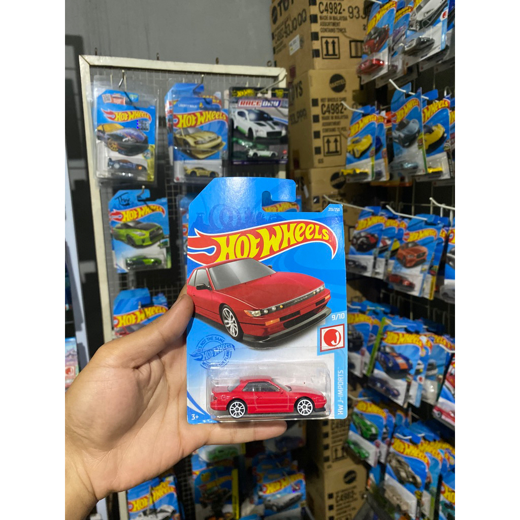 hotwheels silvia s13 merah