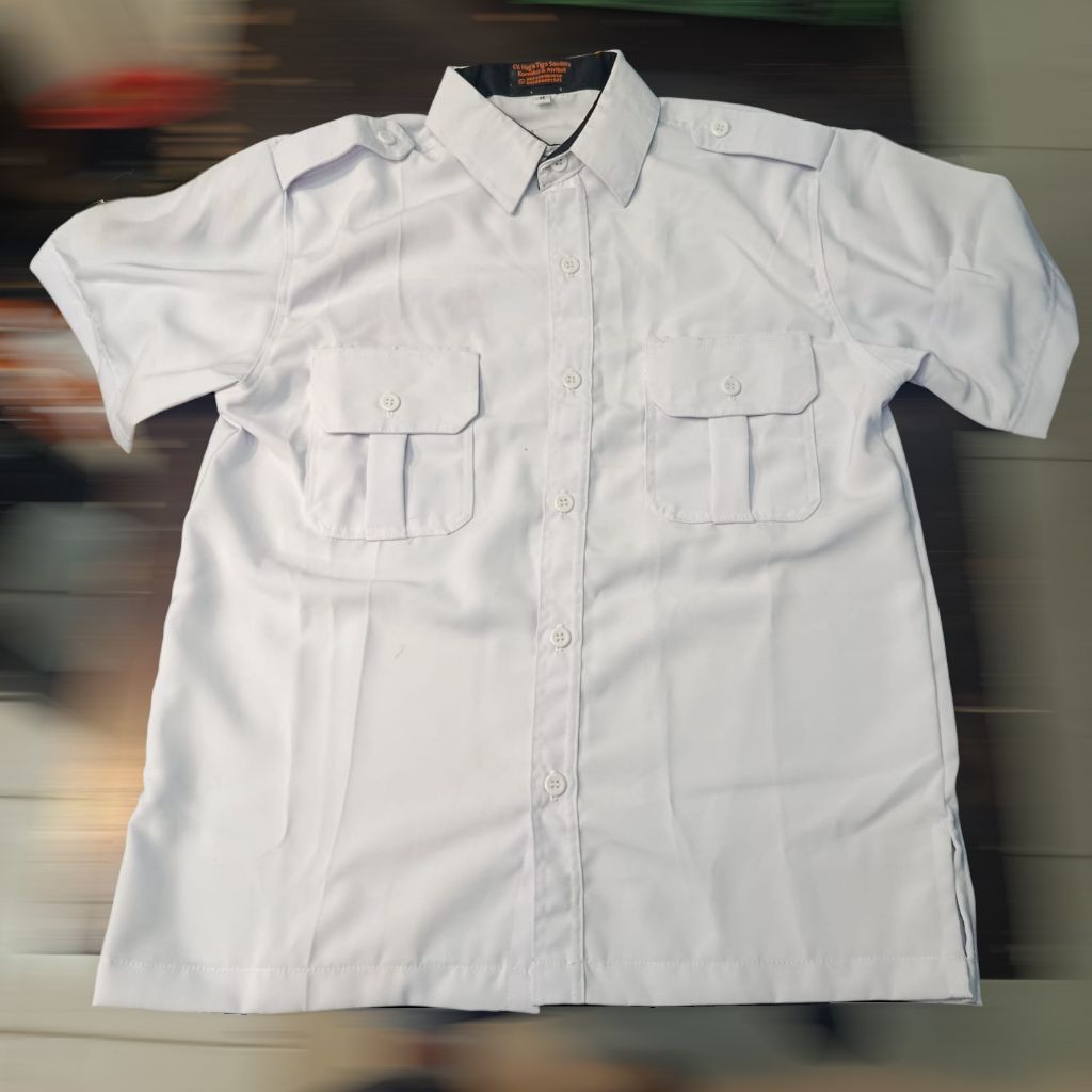 Baju kemeja PDH PNS Pria /  kemeja PDH putih/ baju kemeja perhubungan/ kemeja pdh putih