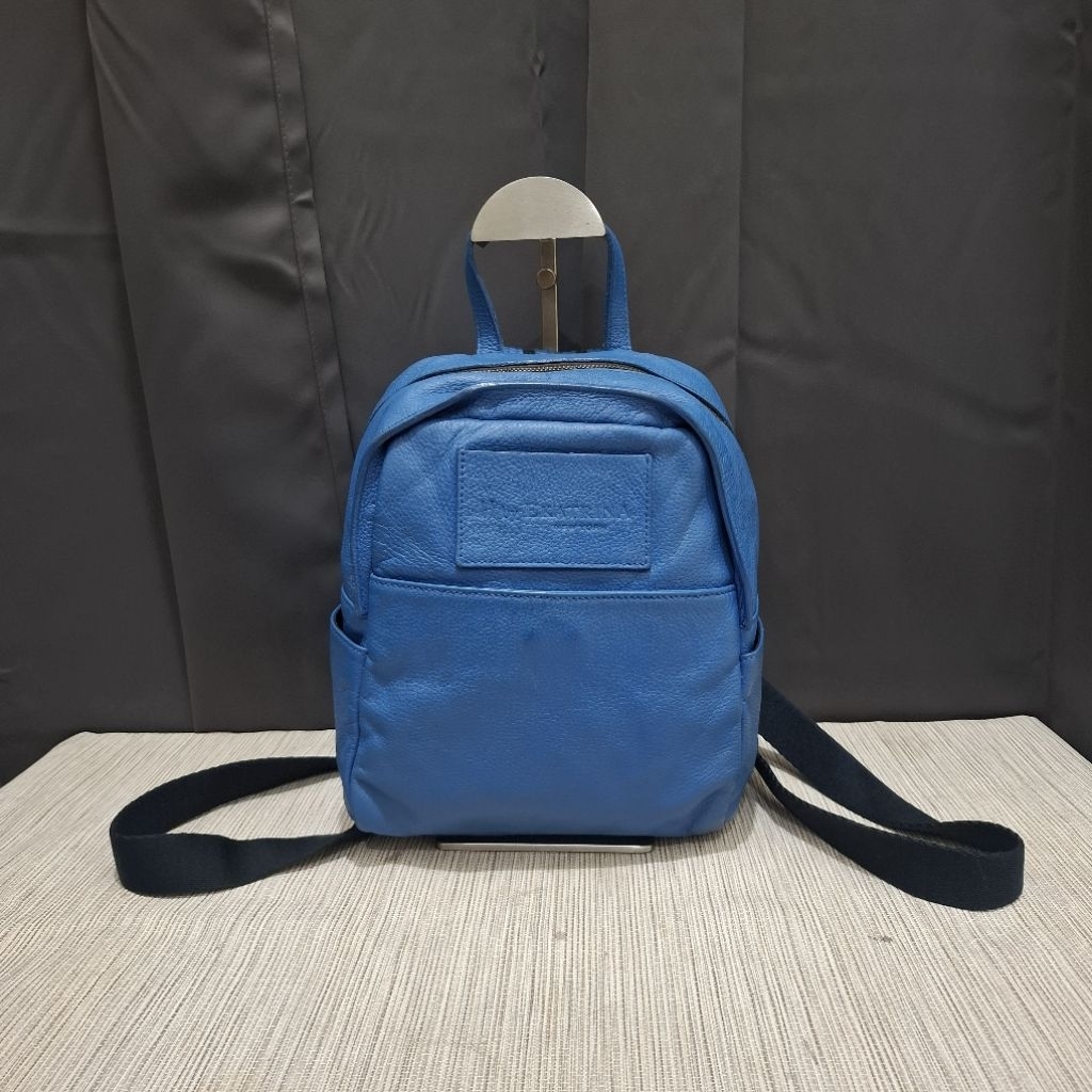 H by Ekatrina Ransel Mini Kulit Asli in Blue