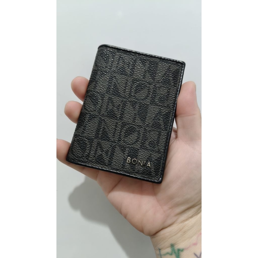 DOMPET BONIA MONO HITAM ORIGINAL