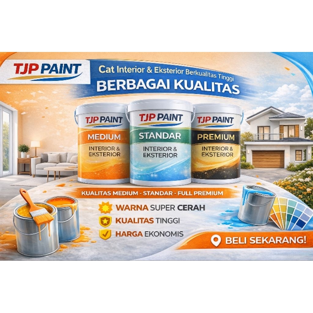 cat tembok 1kg murah anti ngapur dan jamur/cat kiloan/cat tembok 1kg.
