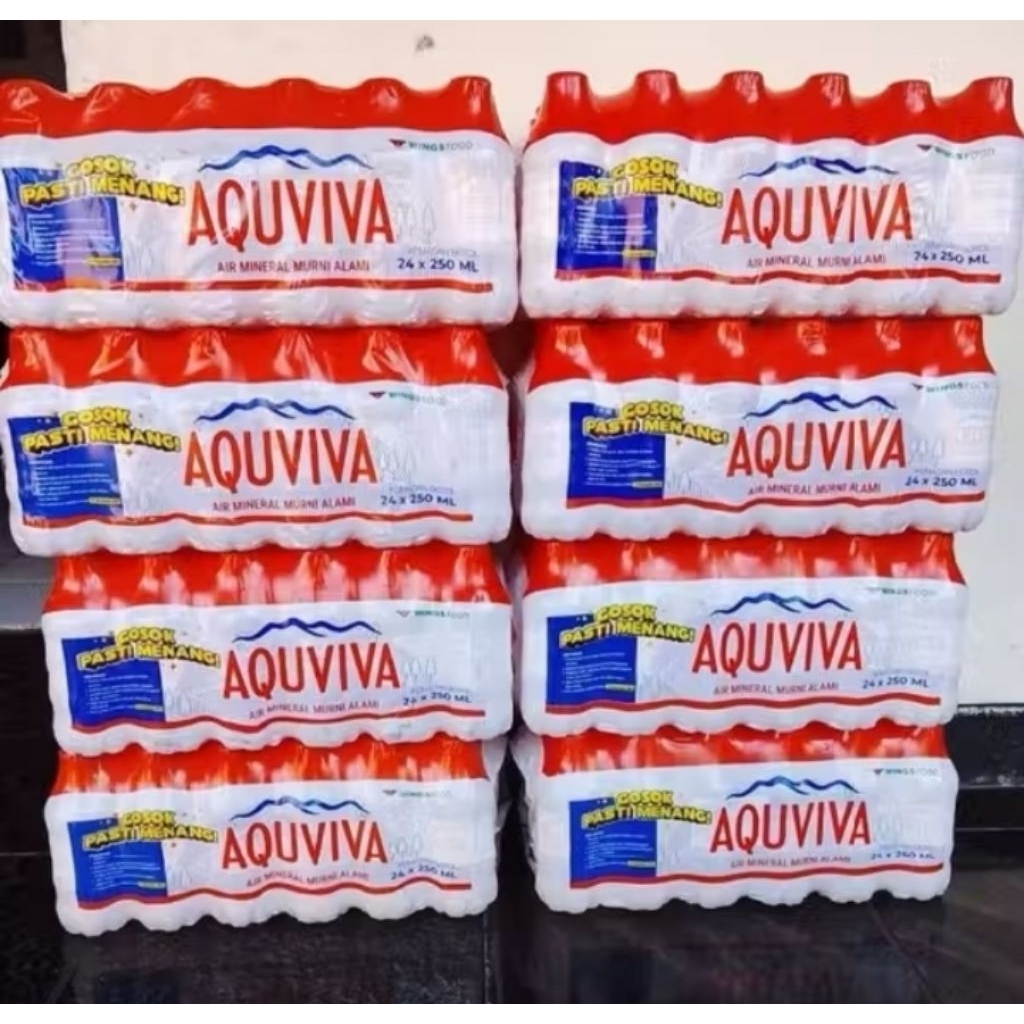 Aquviva mini 250ml 1pack isi 24botol