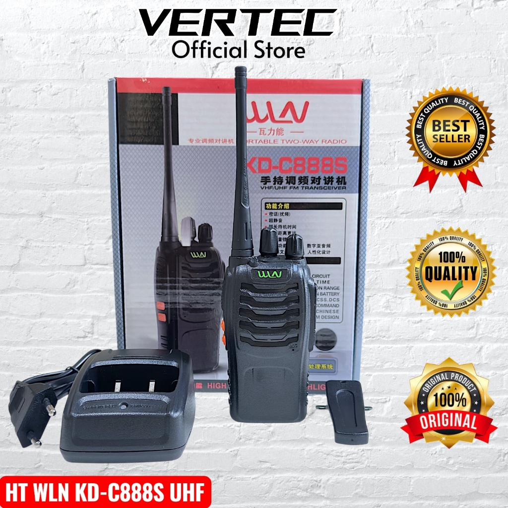 HT WLN KD-C888S KDC888S Singleband UHF 888S Alternatif Baofeng BF-888S