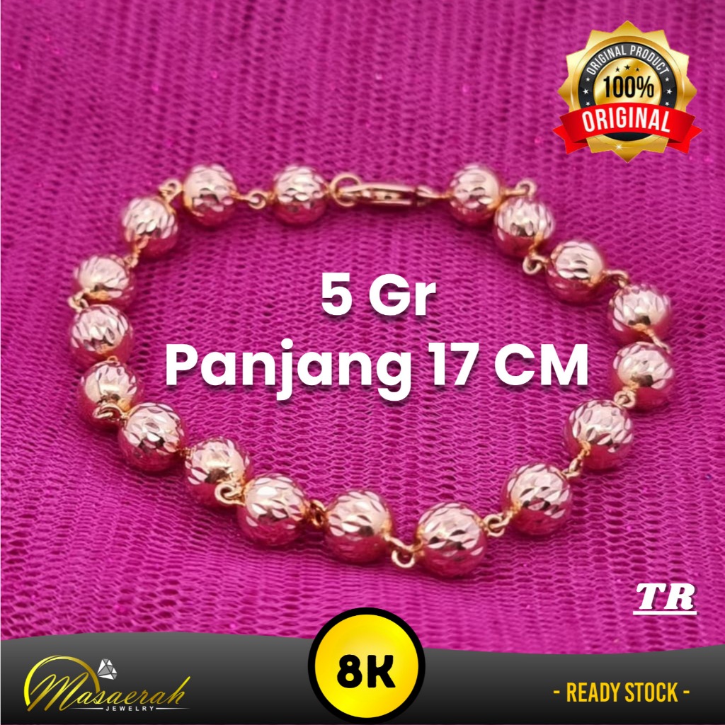 Gelang Emas 8K - Toko Emas Gajah Saerah - 5 Gram 2637