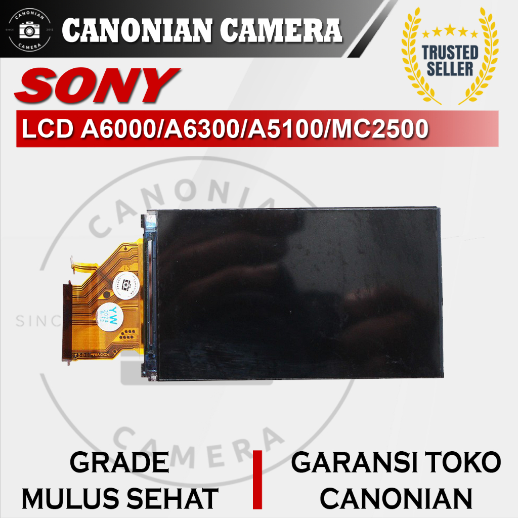 LCD Kamera Sony A6000 / A6300 / A5100 / MC2500 Bekas Vignete Sedikit