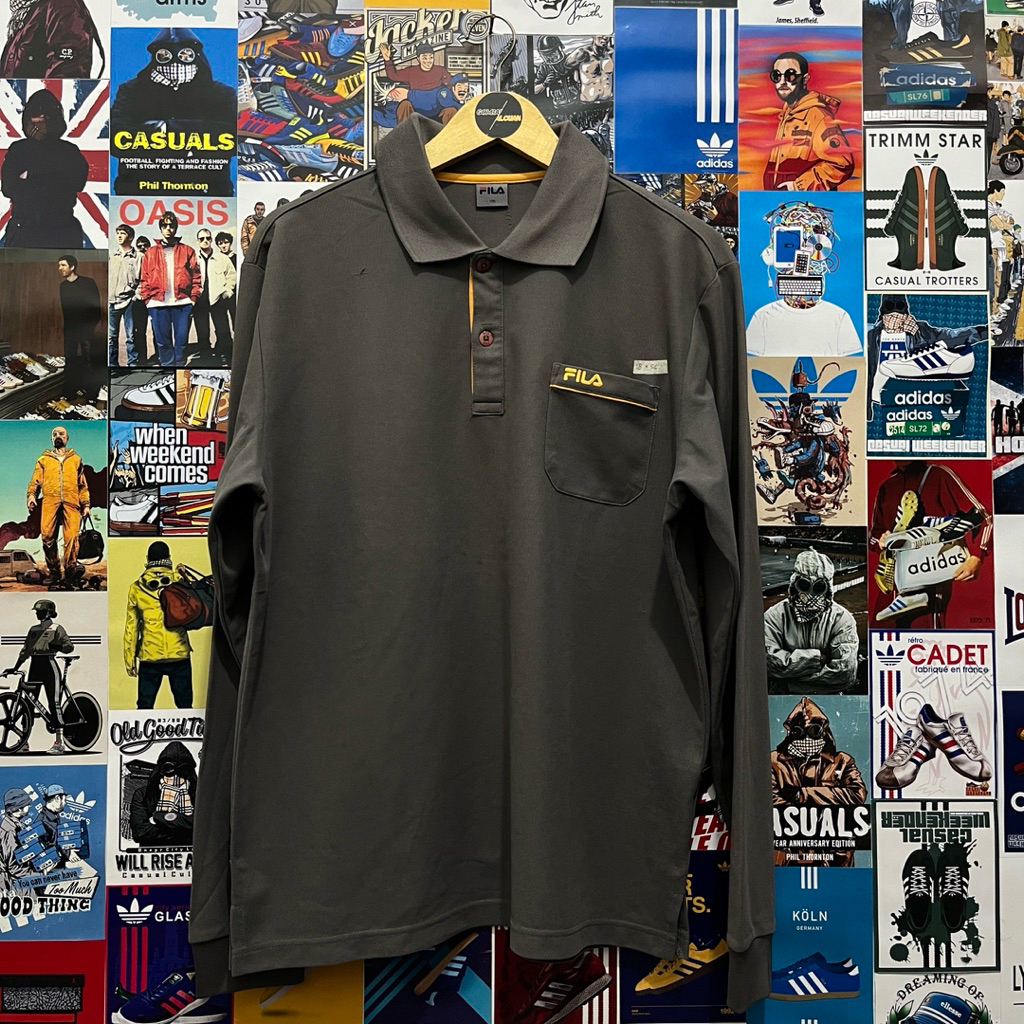 Long Sleeve / Polo Shirt / Rugby Shirt / Vintage / Second / PILA