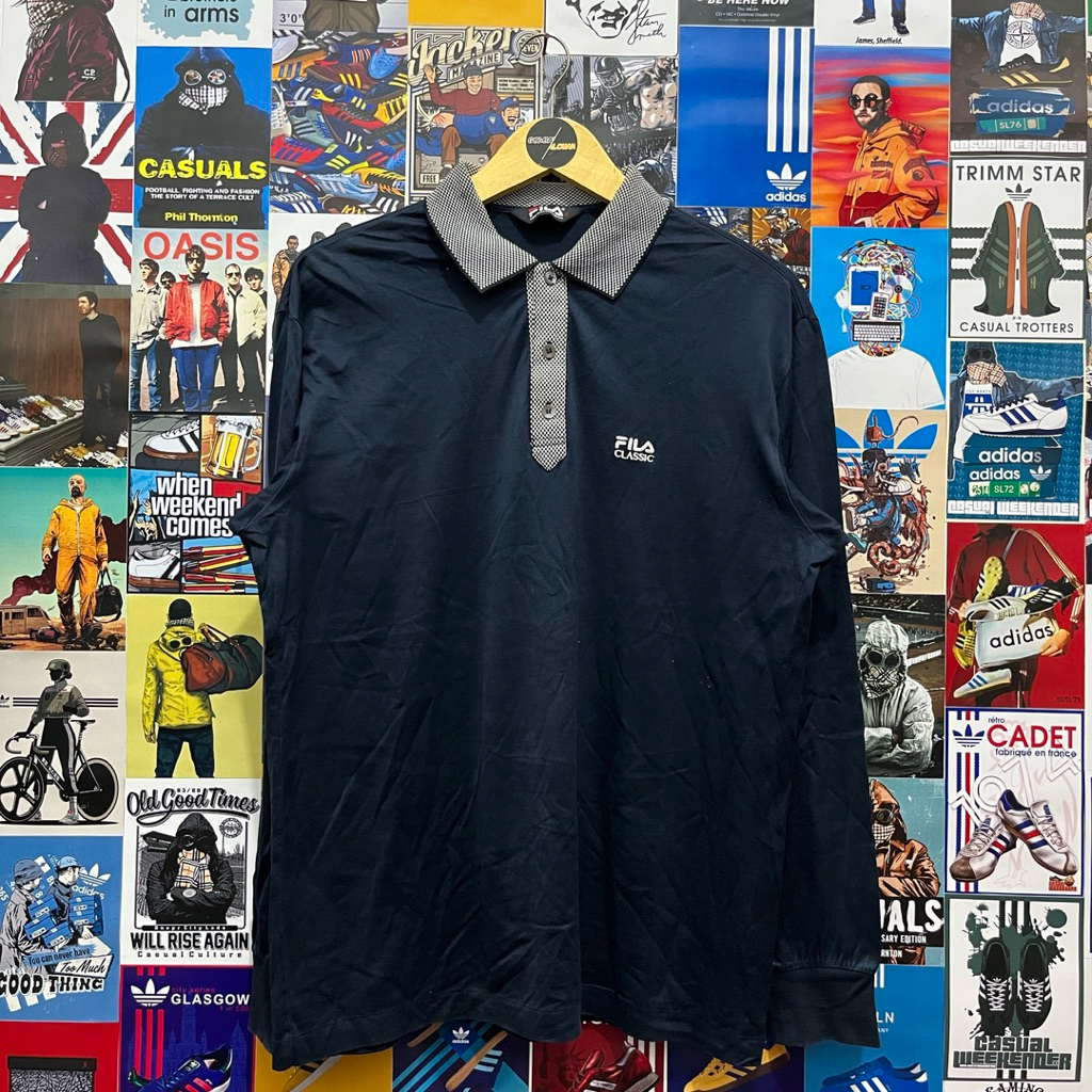 Long Sleeve / Polo Shirt / Rugby Shirt / Vintage / Second / PILA