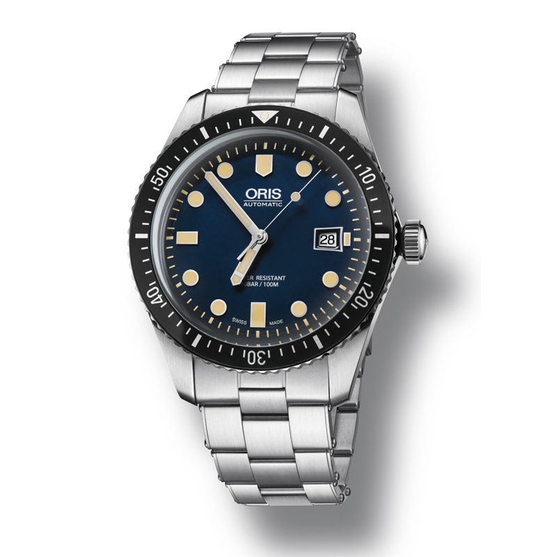 Jam Tangan Pria Oris Divers Sixty-Five 733 7720 4055 MB Metal Bracelet Original