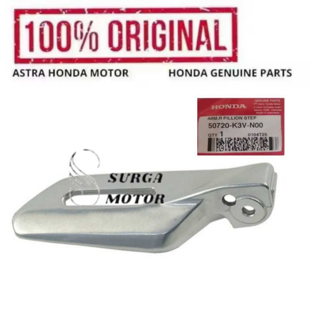 Pijakan Kaki Belakang Dudukan Step Kanan Motor  Stylo 160 2024 2025 2026 50720K3VN00 50720-K3V-N00 A