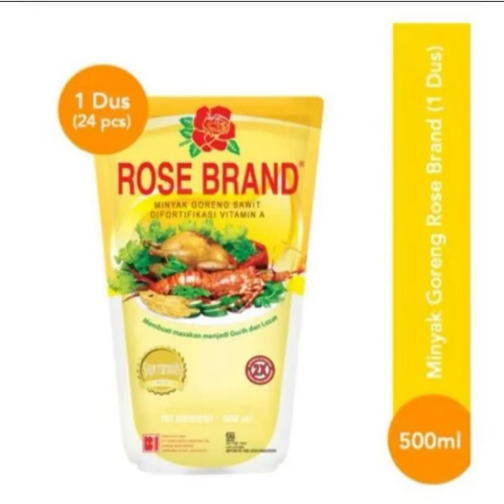 minyak goreng rosebrand 500ml premium murah