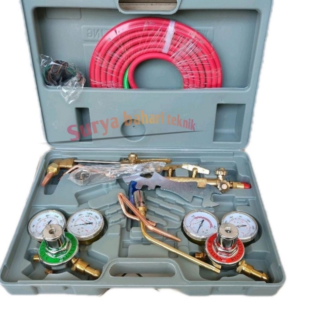 welding Cutting set oxygen acetylene stang las potong blender set