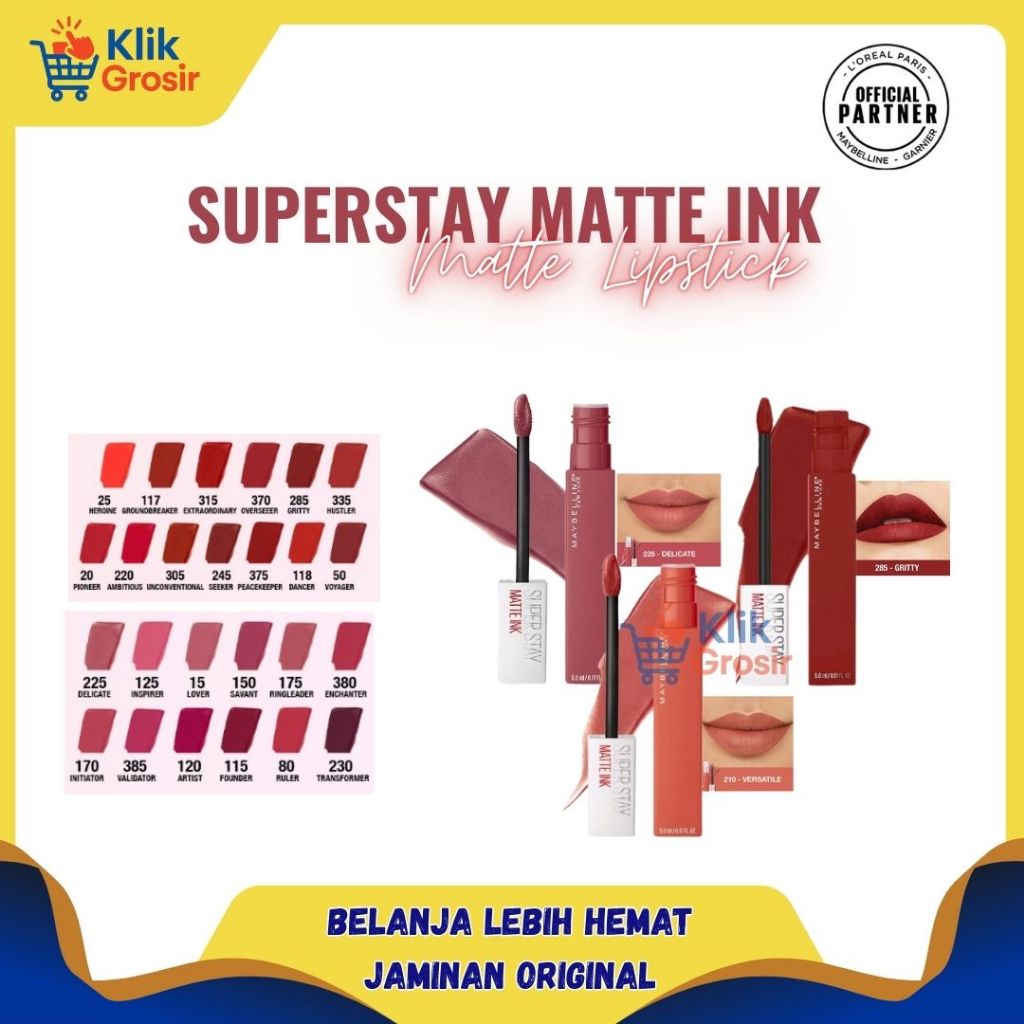 MAYBELLINE SuperStay Super Stay Matte Ink Lip Color 5ml / Coffee Edition