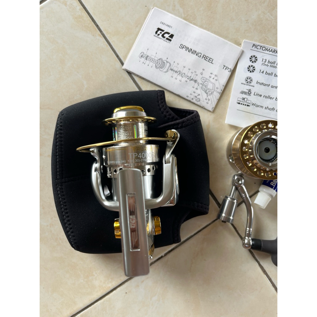 REEL PANCING TICA TAURUS TP 4000S REEL KUAT LAUT