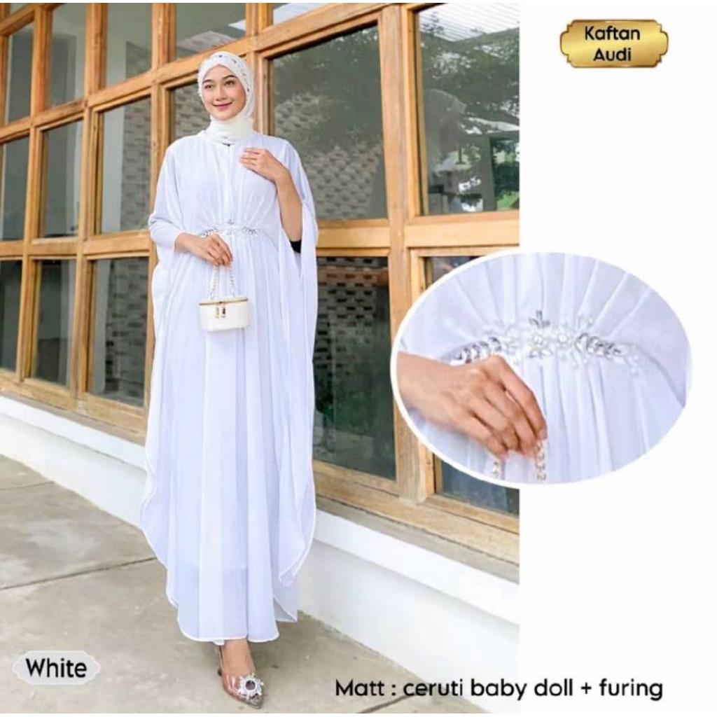 Kaftan Audy Kaftan Ceruty Kaftan mewah Kaftan Kondangan Kaftan Pesta Kaftan Premium