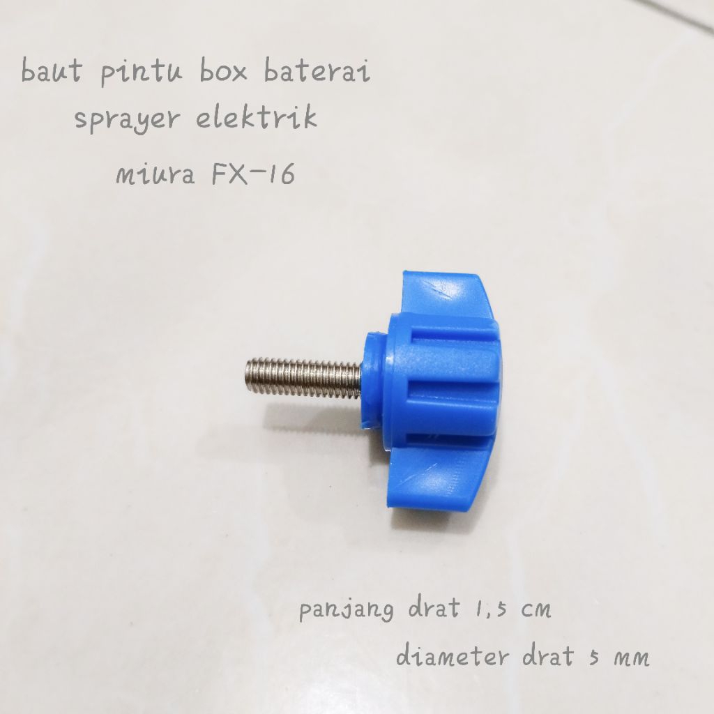 Baut pintu box baterey sprayer elektrik semprotan hama miura FX-16