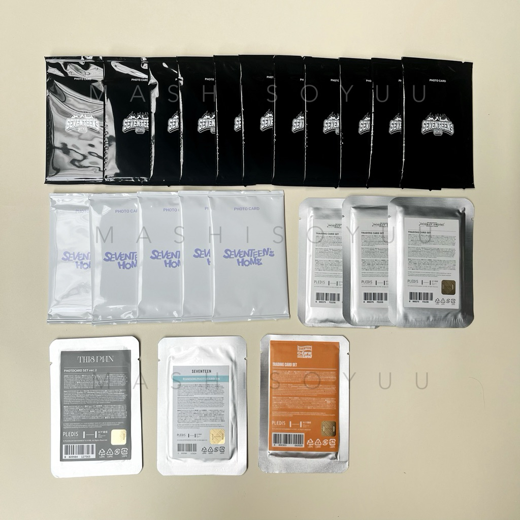 SEVENTEEN TRADING CARD & PHOTOCARD SEALED HOME 2024 2025 CARATLAND CARAT LAND 2025 RIGHT HERE CONCER