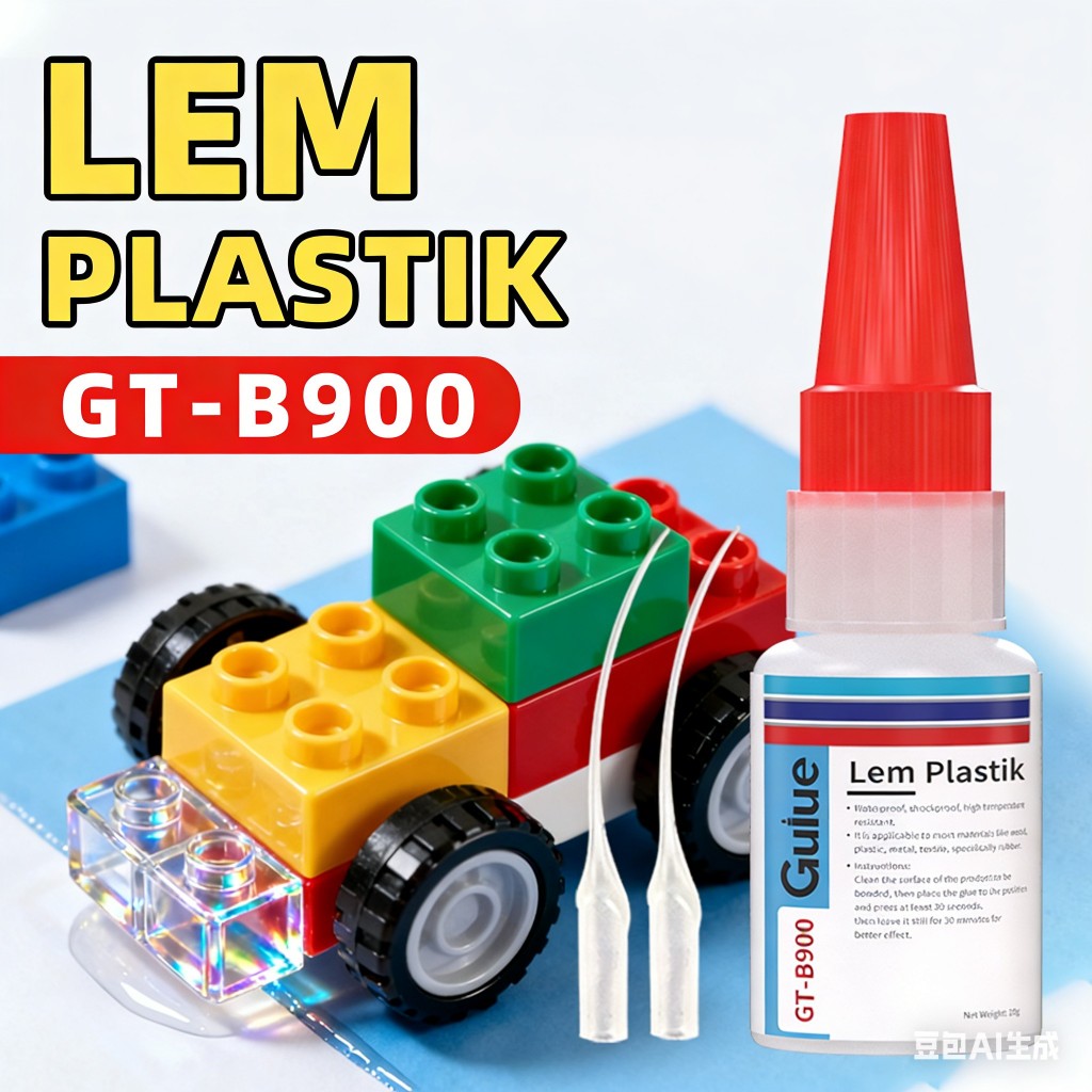 Lem Plastik Super Kuat DIY Kerajinan Fast Drying Untuk Semua Plastik