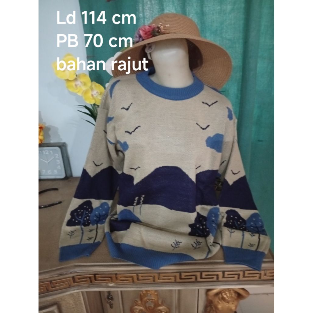 Atasan rajut tebal