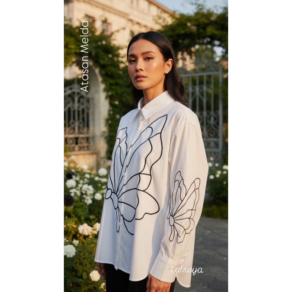 Lafreya Cleome Atasan Melda Mysa Fashion Muslim LFY