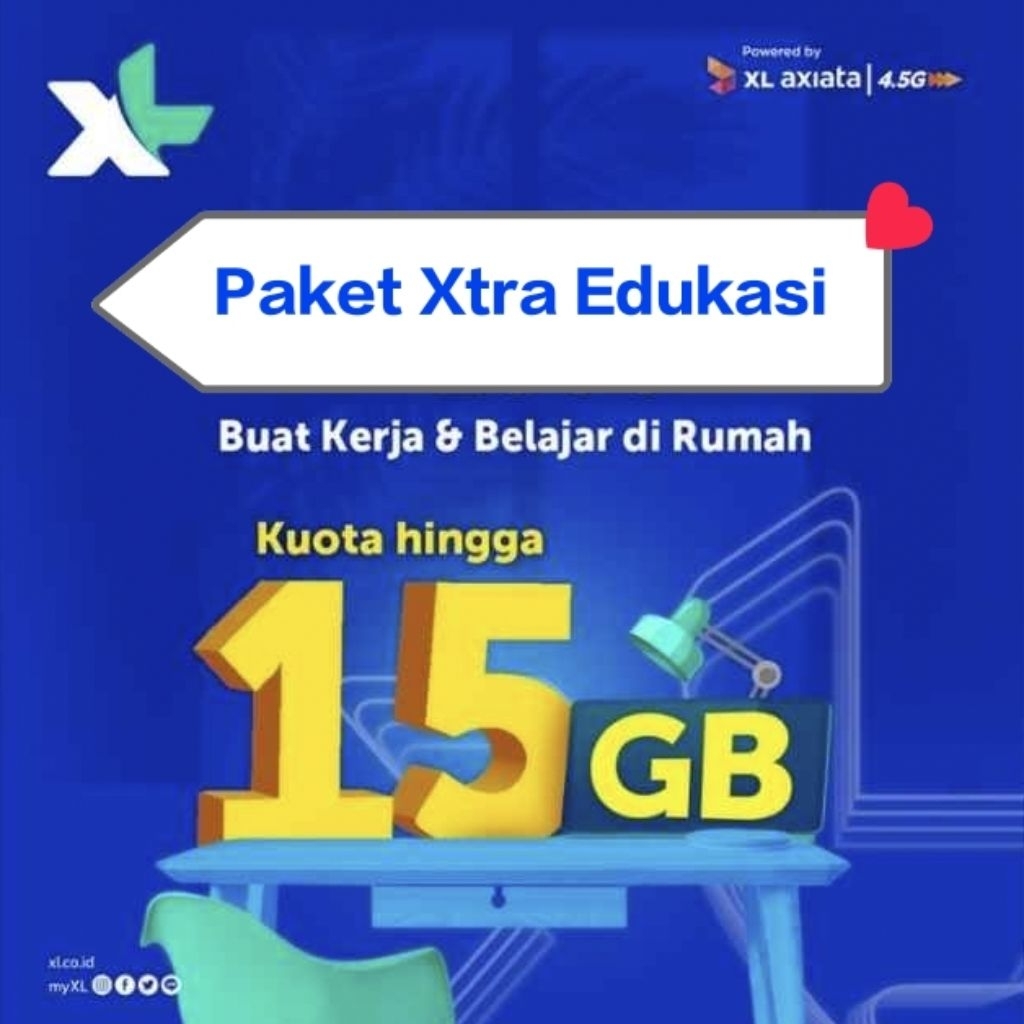 Paket XL Xtra Edukasi 15GB